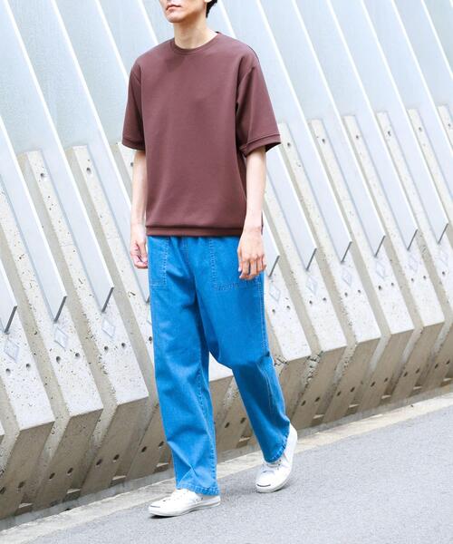 URBAN RESEARCH Sonny Label(アーバンリサーチサニーレーベル)の「接触冷感デニムイージーパンツ(デニムパンツ・メンズ・ライトインディゴブルー/インディゴブルー/ブラック・MEDIUM/LARGE)」の10枚目の写真