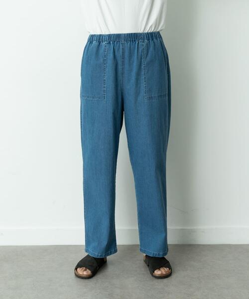 URBAN RESEARCH Sonny Label(アーバンリサーチサニーレーベル)の「接触冷感デニムイージーパンツ(デニムパンツ・メンズ・ライトインディゴブルー/インディゴブルー/ブラック・MEDIUM/LARGE)」の11枚目の写真