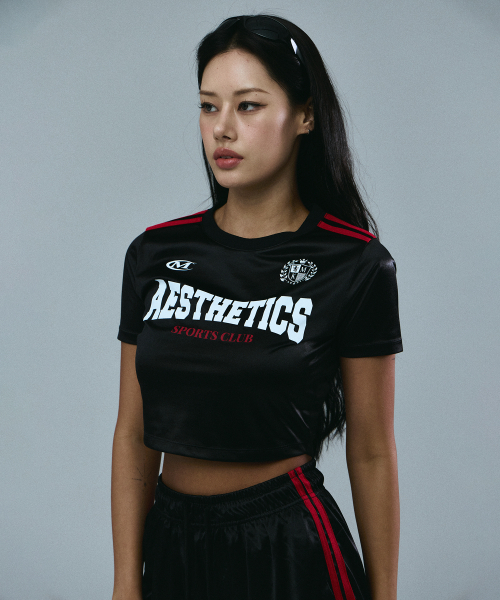 MIHAK(ミハク)の「エステティッククラブクロップジャージTシャツ(BLACK)(Tシャツ/カットソー・レディース・その他・1/2)」の7枚目の写真
