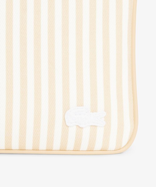 LACOSTE(ラコステ)の「サマーパック ストライプクラッチバッグ(クラッチバッグ・レディース・ナチュラル・FREE)」の5枚目の写真