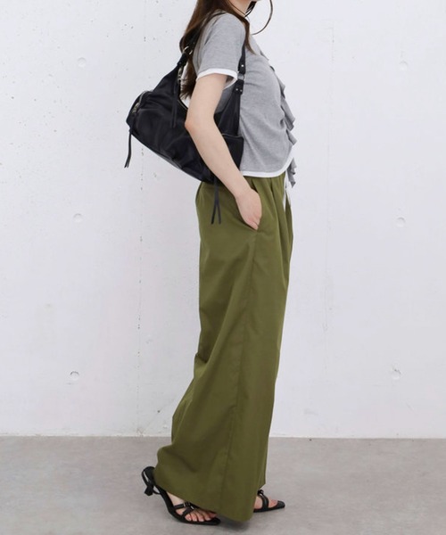 archives(アルシーヴ)の「フリルドロストカットTOPS 5S(Tシャツ/カットソー・レディース・アイボリー/ブラック/グレー/ブルー・MEDIUM)」の19枚目の写真
