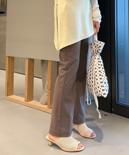 LOVELESS(ラブレス)の「ハイゲージサイドスリットスリムパンツ(その他パンツ・レディース・ベージュ系その他6/ブラック・34/36)」の18枚目の写真