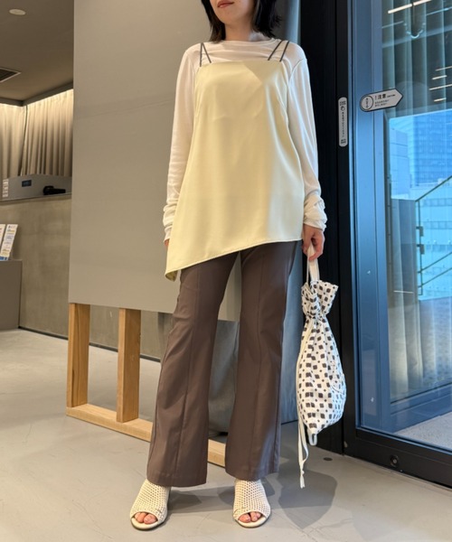 LOVELESS(ラブレス)の「ハイゲージサイドスリットスリムパンツ(その他パンツ・レディース・ベージュ系その他6/ブラック・34/36)」の19枚目の写真