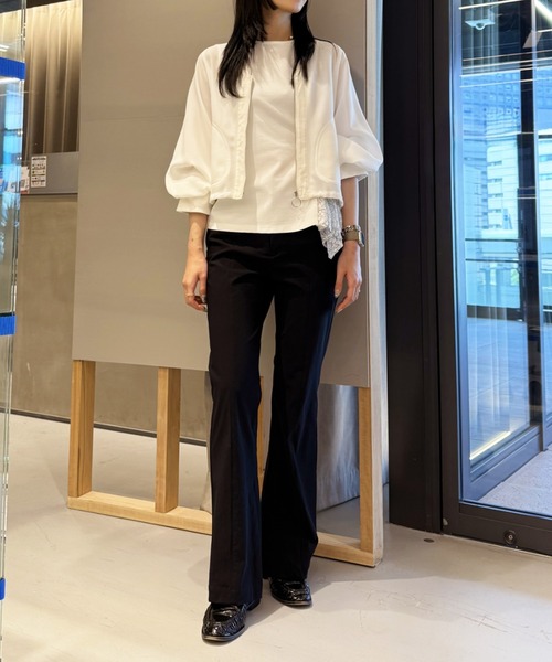LOVELESS(ラブレス)の「ハイゲージサイドスリットスリムパンツ(その他パンツ・レディース・ベージュ系その他6/ブラック・34/36)」の22枚目の写真