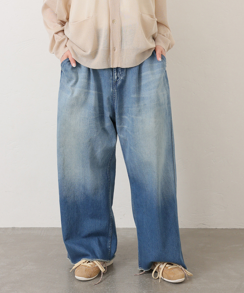 JOURNAL STANDARD LUXE(ジャーナルスタンダード ラックス)の「11OZデニム ペインターパンツ(デニムパンツ・レディース・ブルー・MEDIUM/SMALL)」の1枚目の写真