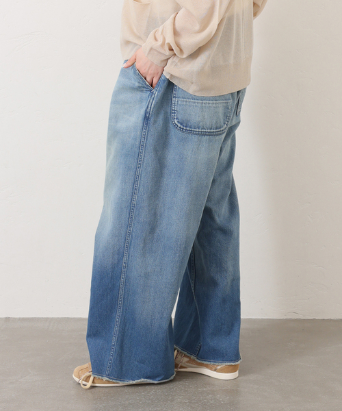 JOURNAL STANDARD LUXE(ジャーナルスタンダード ラックス)の「11OZデニム ペインターパンツ(デニムパンツ・レディース・ブルー・MEDIUM/SMALL)」の2枚目の写真