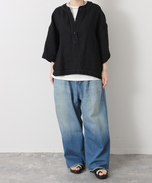 JOURNAL STANDARD LUXE(ジャーナルスタンダード ラックス)の「11OZデニム ペインターパンツ(デニムパンツ・レディース・ブルー・MEDIUM/SMALL)」の5枚目の写真