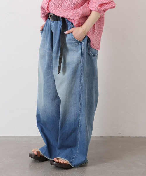 JOURNAL STANDARD LUXE(ジャーナルスタンダード ラックス)の「11OZデニム ペインターパンツ(デニムパンツ・レディース・ブルー・MEDIUM/SMALL)」の6枚目の写真