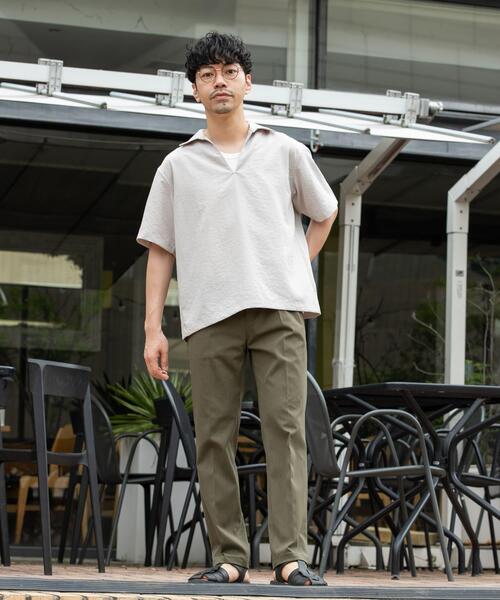 URBAN RESEARCH ROSSO MEN(アーバンリサーチロッソメン)の「『セットアップ対応』『防シワ/速乾』ドライイージースキッパーシャツ(シャツ/ブラウス・メンズ・ベージュ系その他/ネイビー/ブラック/チャコールグレー・MEDIUM/LARGE)」の15枚目の写真