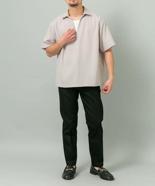 URBAN RESEARCH ROSSO MEN(アーバンリサーチロッソメン)の「『セットアップ対応』『防シワ/速乾』ドライイージースキッパーシャツ(シャツ/ブラウス・メンズ・ベージュ系その他/ネイビー/ブラック/チャコールグレー・MEDIUM/LARGE)」の19枚目の写真