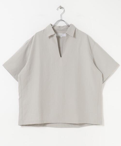 URBAN RESEARCH ROSSO MEN(アーバンリサーチロッソメン)の「『セットアップ対応』『防シワ/速乾』ドライイージースキッパーシャツ(シャツ/ブラウス・メンズ・ベージュ系その他/ネイビー/ブラック/チャコールグレー・MEDIUM/LARGE)」の20枚目の写真