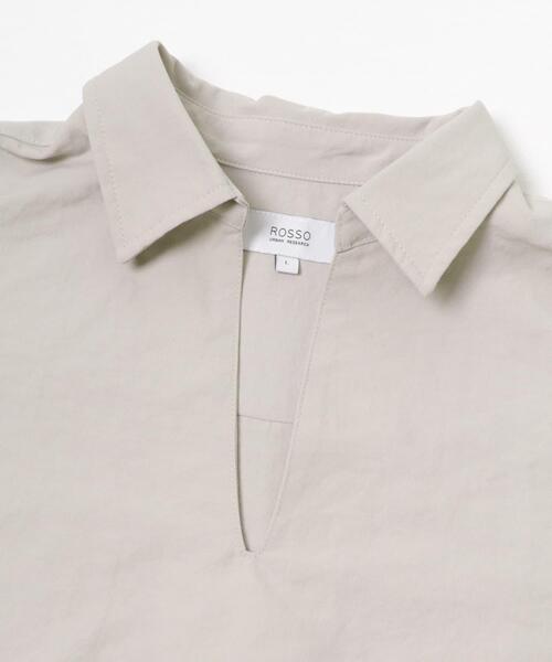 URBAN RESEARCH ROSSO MEN(アーバンリサーチロッソメン)の「『セットアップ対応』『防シワ/速乾』ドライイージースキッパーシャツ(シャツ/ブラウス・メンズ・ベージュ系その他/ネイビー/ブラック/チャコールグレー・MEDIUM/LARGE)」の21枚目の写真