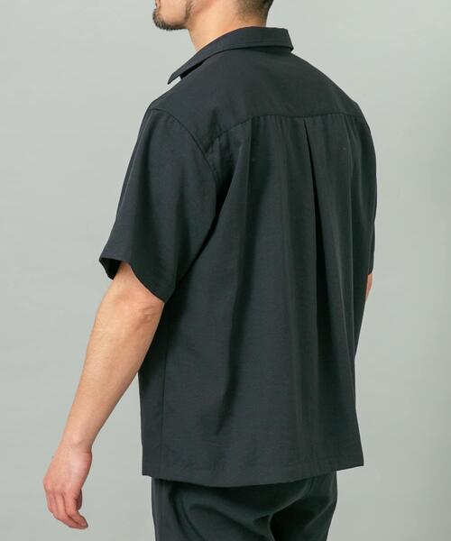 URBAN RESEARCH ROSSO MEN(アーバンリサーチロッソメン)の「『セットアップ対応』『防シワ/速乾』ドライイージースキッパーシャツ(シャツ/ブラウス・メンズ・ベージュ系その他/ネイビー/ブラック/チャコールグレー・MEDIUM/LARGE)」の8枚目の写真
