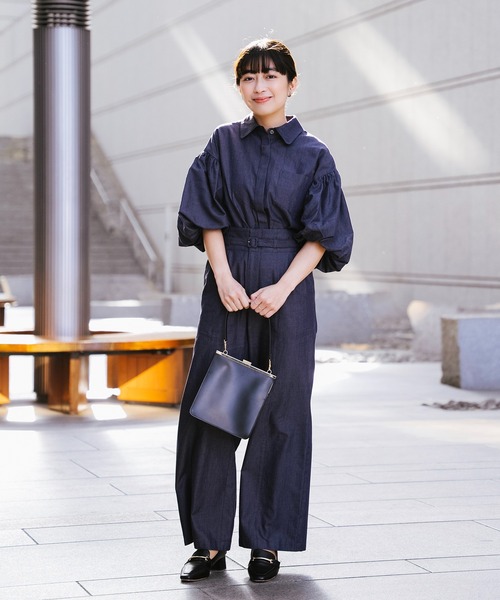 Sirin(シリン)の「≪セットアップ可≫ デニムワイドパンツ【2サイズ展開】(デニムパンツ・レディース・ブルー/ネイビー・XS/S)」の17枚目の写真