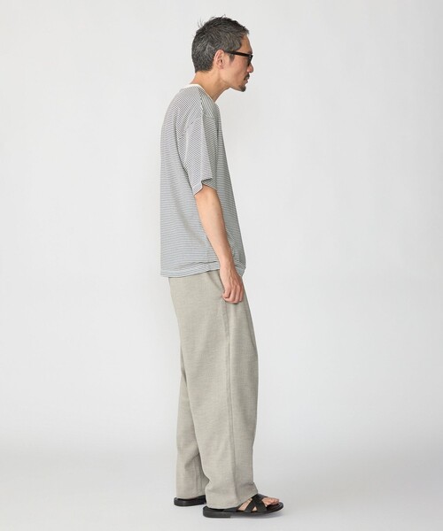 SHIPS(シップス)の「AIRTOWNE: ボーダー Tシャツ(Tシャツ/カットソー・メンズ・ホワイト/ブラウン・MEDIUM/LARGE/X-LARGE)」の6枚目の写真
