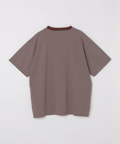 SHIPS(シップス)の「AIRTOWNE: ボーダー Tシャツ(Tシャツ/カットソー・メンズ・ホワイト/ブラウン・MEDIUM/LARGE/X-LARGE)」の13枚目の写真