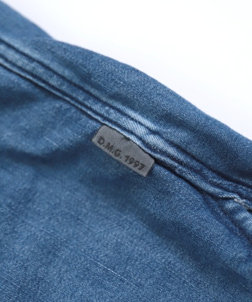 D.M.G.（ドミンゴ）の「[D.M.G. / ディーエムジー] 6ozデニム カバーシャツ（シャツ/ブラウス・レディース・インディゴブルー・2/3）」の20枚目の写真
