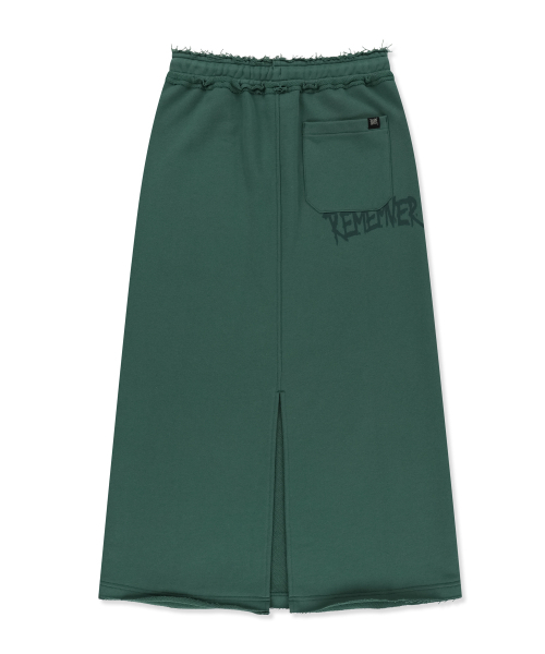 BROWNBREATH(ブラウンブレス)の「W GRAFFITI MAXI SKIRT - BLUE GREEN(スカート・レディース・その他・SMALL/MEDIUM)」の2枚目の写真