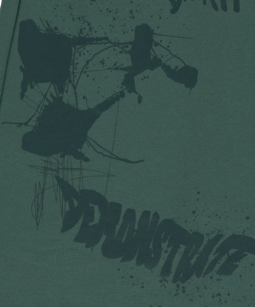 BROWNBREATH(ブラウンブレス)の「W GRAFFITI MAXI SKIRT - BLUE GREEN(スカート・レディース・その他・SMALL/MEDIUM)」の4枚目の写真