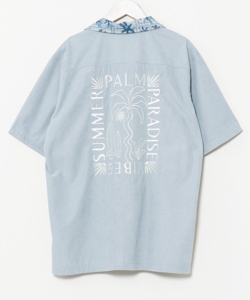 Kahiko（カヒコ）の「【Kahiko】SURF＆Palms メンツァーMEN'Sシャツ（シャツ/ブラウス・メンズ・ブルー/ネイビー/ベージュ・FREE）」の6枚目の写真