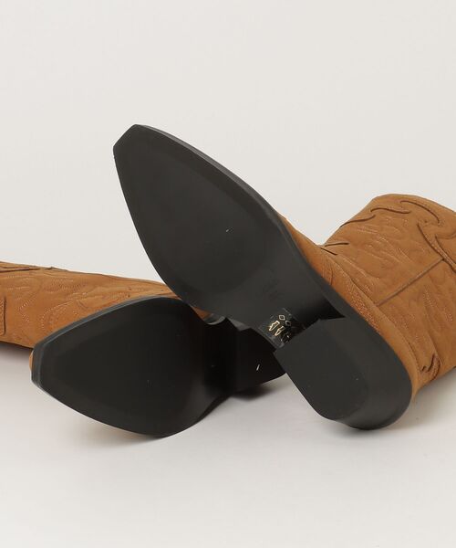 GANNI（ガニー）の「GANNI / ガニー：【レディース】Mid Shaft Embroidered Western Boot Suede：S2742[ANN]（ブーツ・レディース・ブラウン・38）」の3枚目の写真