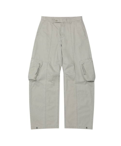 SECONDMONO（セカンドモノローグ）の「Washed Wide Cargo Pants [TAUPE]_SEPT082TAUPE（その他パンツ・レディース・その他・26/28/30/32/34）」の4枚目の写真
