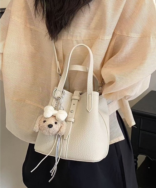 2way シンプルショルダーバック 肩掛けバック/ハンドバック/上品