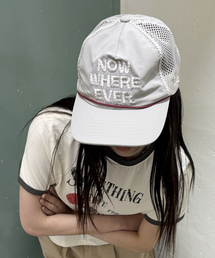 DEFGARMENTS（デフグラメンツ）の「TEXT MESH CAP [GRAY]（キャップ）」