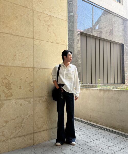 DNSR(ディーエヌエスアール)の「クリンクルワイヤーシャツホワイト(シャツ/ブラウス・メンズ・その他・LARGE/MEDIUM/X-LARGE)」の10枚目の写真