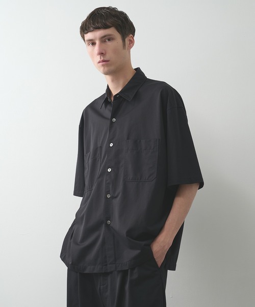KANEMASA PHIL.(カネマサフィル)の「【KANEMASA PHIL.】36G Nylon Balise SS Shir(シャツ/ブラウス・メンズ・ブラック/ブラウン・M/L)」の2枚目の写真