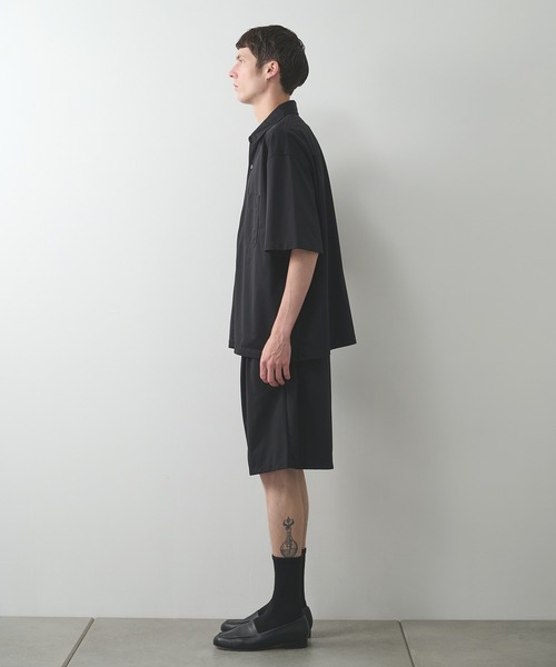 KANEMASA PHIL.(カネマサフィル)の「【KANEMASA PHIL.】36G Nylon Balise SS Shir(シャツ/ブラウス・メンズ・ブラック/ブラウン・M/L)」の4枚目の写真