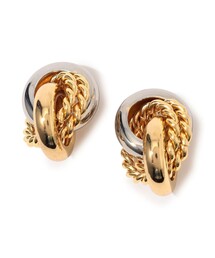 Kenneth Jay Lane | Kenneth Jay Lane G&S knot ピアス(ピアス(両耳用))