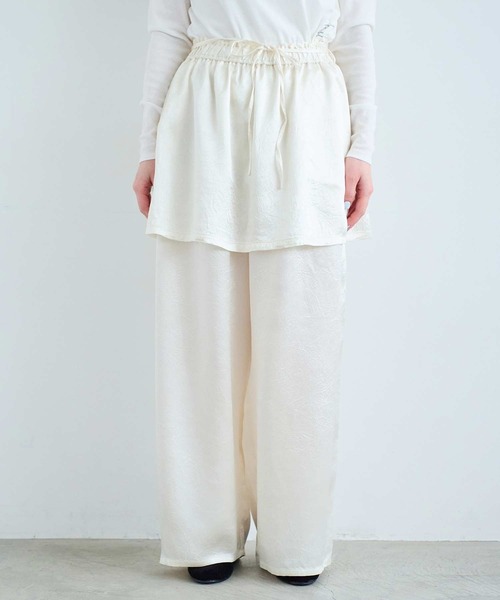 I am I in fact...(アイアムアイインファクト)の「CREAM PANTS(その他パンツ・レディース・アイボリー・FREE)」の1枚目の写真