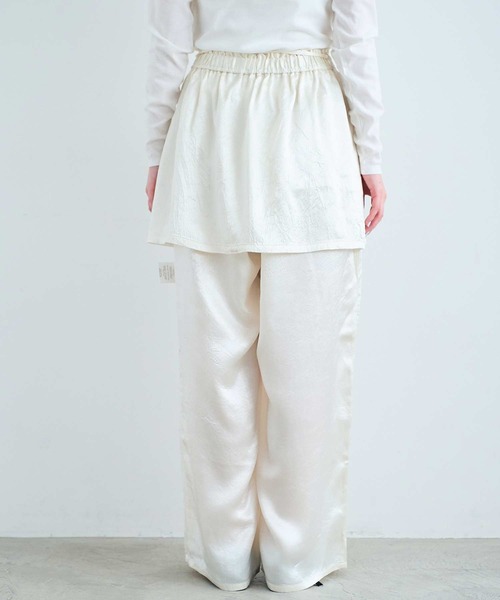 I am I in fact...(アイアムアイインファクト)の「CREAM PANTS(その他パンツ・レディース・アイボリー/ブラック/サックスブルー・FREE)」の20枚目の写真