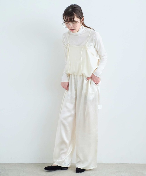 I am I in fact...(アイアムアイインファクト)の「CREAM PANTS(その他パンツ・レディース・アイボリー・FREE)」の5枚目の写真
