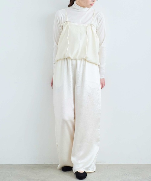 I am I in fact...(アイアムアイインファクト)の「CREAM PANTS(その他パンツ・レディース・アイボリー・FREE)」の6枚目の写真