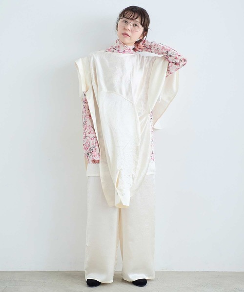 I am I in fact...(アイアムアイインファクト)の「CREAM PANTS(その他パンツ・レディース・アイボリー・FREE)」の10枚目の写真