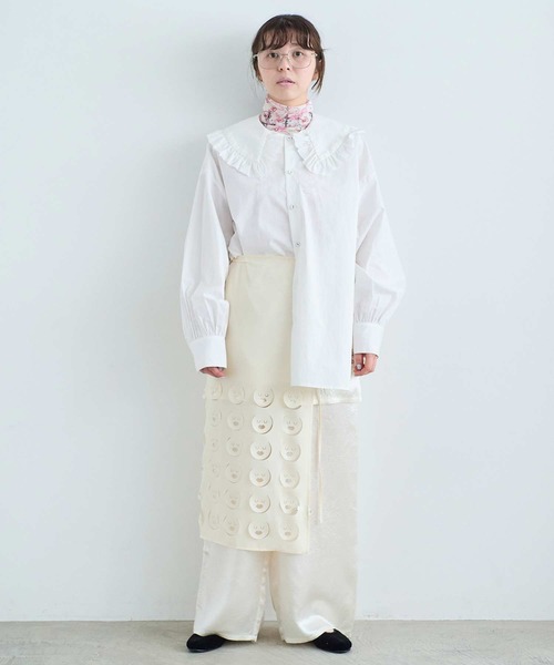 I am I in fact...(アイアムアイインファクト)の「CREAM PANTS(その他パンツ・レディース・アイボリー・FREE)」の18枚目の写真