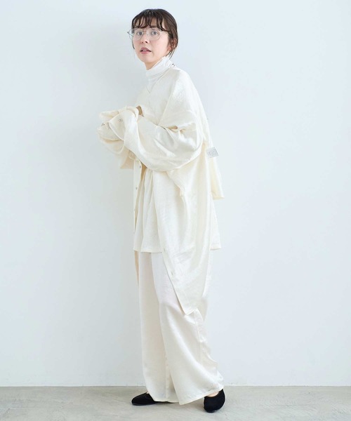 I am I in fact...(アイアムアイインファクト)の「CREAM PANTS(その他パンツ・レディース・アイボリー・FREE)」の21枚目の写真