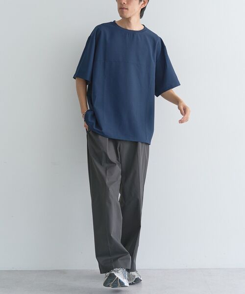 CRAFT STANDARD BOUTIQUE(クラフトスタンダードブティック)の「接触冷感/吸水速乾/UVカット Fluxaire 半袖シャツプルオーバー(Tシャツ/カットソー・メンズ・グレイッシュベージュ/ネイビー/ブラック/チャコールグレー・M/L)」の20枚目の写真