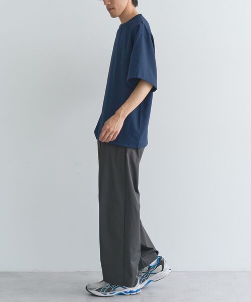CRAFT STANDARD BOUTIQUE(クラフトスタンダードブティック)の「接触冷感/吸水速乾/UVカット Fluxaire 半袖シャツプルオーバー(Tシャツ/カットソー・メンズ・グレイッシュベージュ/ネイビー/ブラック/チャコールグレー・M/L)」の21枚目の写真