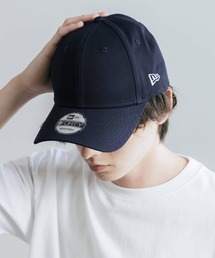 NEW ERA（ニューエラ）の「NEW ERA ニューエラ Adjustable Structured Cap 9FORTY ワンポイントフラッグロゴ刺繍ベースボールキャップ（キャップ）」