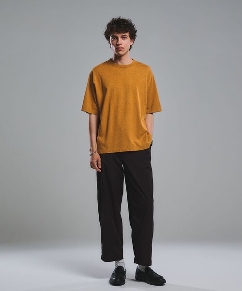 green label relaxing(グリーンレーベルリラクシング)の「オーバーダイ クルーネック 半袖 Tシャツ カットソー(Tシャツ/カットソー・メンズ・オレンジ/レッド/ダークグレー/ライトグレー・XL/L/S/M)」の8枚目の写真
