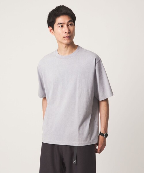 green label relaxing(グリーンレーベルリラクシング)の「オーバーダイ クルーネック 半袖 Tシャツ カットソー(Tシャツ/カットソー・メンズ・オレンジ/レッド/ダークグレー/ライトグレー・XL/L/S/M)」の13枚目の写真