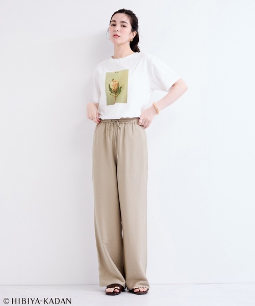 le cercle ADAM ET ROPE'(ルセルクルアダムエロペ)の「日比谷花壇プリントTシャツ(Tシャツ/カットソー・レディース・ホワイト系その他/ホワイト系その他3・FREE)」の10枚目の写真