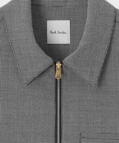 Paul Smith(ポールスミス)の「ウールシアサッカー ショートブルゾン / 143112 818Y(ブルゾン・メンズ・ブラック/ネイビー・SMALL/X-LARGE/MEDIUM/L2/LARGE)」の7枚目の写真