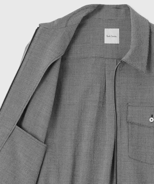 Paul Smith(ポールスミス)の「ウールシアサッカー ショートブルゾン / 143112 818Y(ブルゾン・メンズ・ブラック/ネイビー・SMALL/X-LARGE/MEDIUM/L2/LARGE)」の10枚目の写真