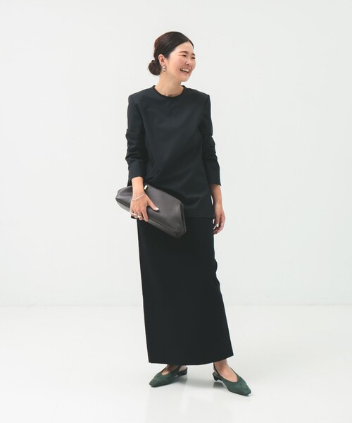 Demi-Luxe BEAMS(デミルクス ビームス)の「マニッシュ Iライン スカート .M(スカート・レディース・チャコールグレー/ブラック・38/36)」の12枚目の写真