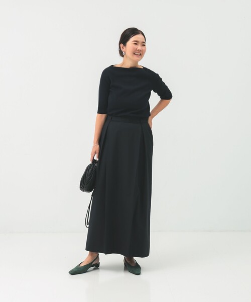 Demi-Luxe BEAMS(デミルクス ビームス)の「マニッシュ Iライン スカート .M(スカート・レディース・チャコールグレー/ブラック・38/36)」の15枚目の写真