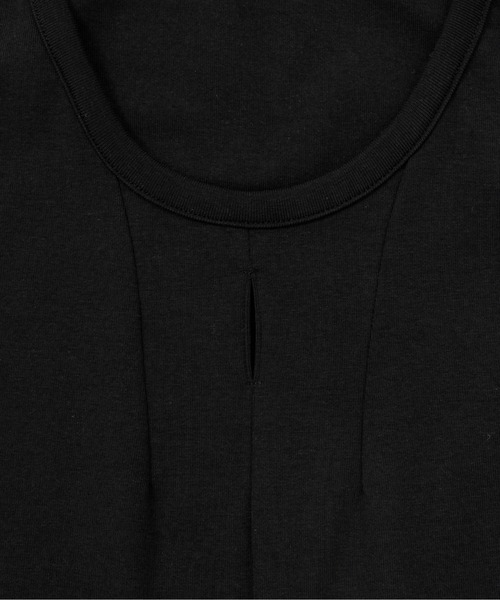 LAPIIS（ラピス）の「DART SLIT RIB TANKTOP（Tシャツ/カットソー・メンズ・ブラック・FREE）」の10枚目の写真